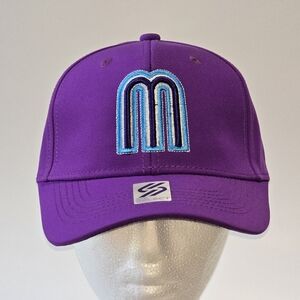 Mexico Hat - Mexican National Baseball Legue Team Cap - Purple Color